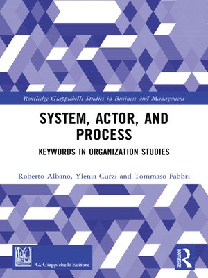 cover image of System, Actor, and Process